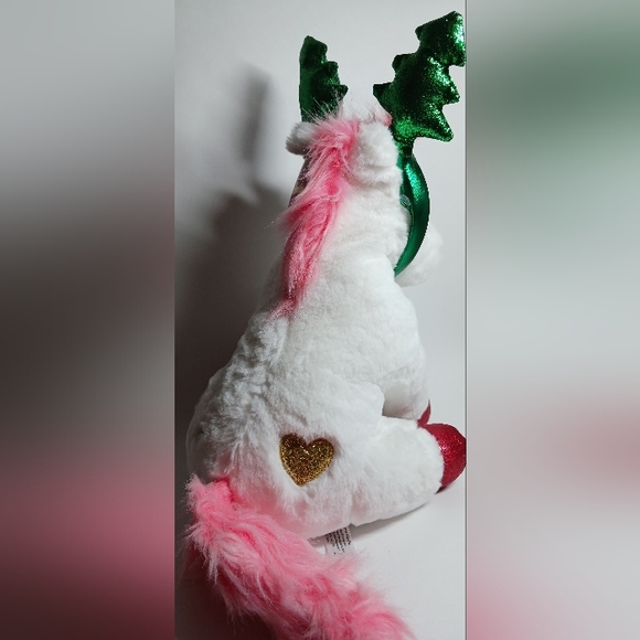 FAO Schwarz Pony with Tree Headband 12" Stuffed Animal - Picture 4 of 4